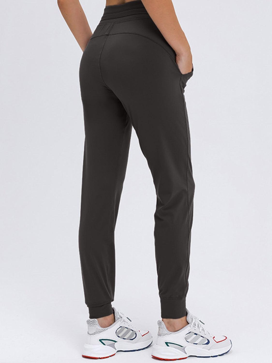 Double Take Tied Joggers with Pockets Carauana Store