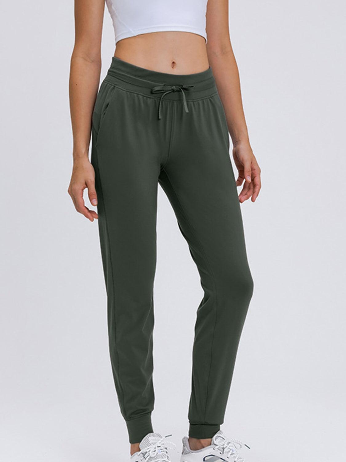 Double Take Tied Joggers with Pockets Carauana Store