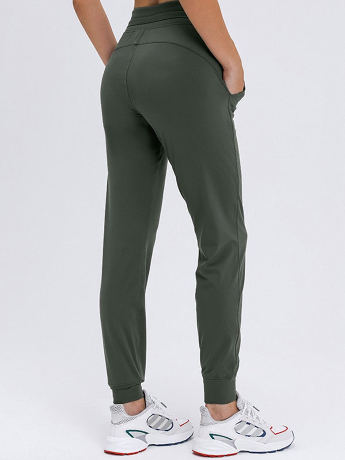 Double Take Tied Joggers with Pockets Carauana Store
