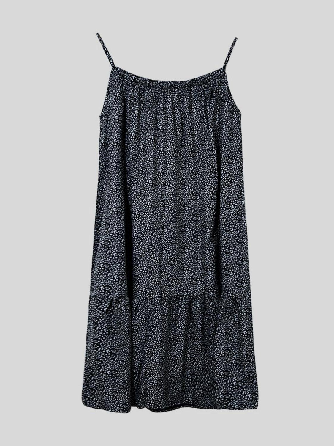 Full Size Printed Sleeveless Mini Cami Dress Carauana Store