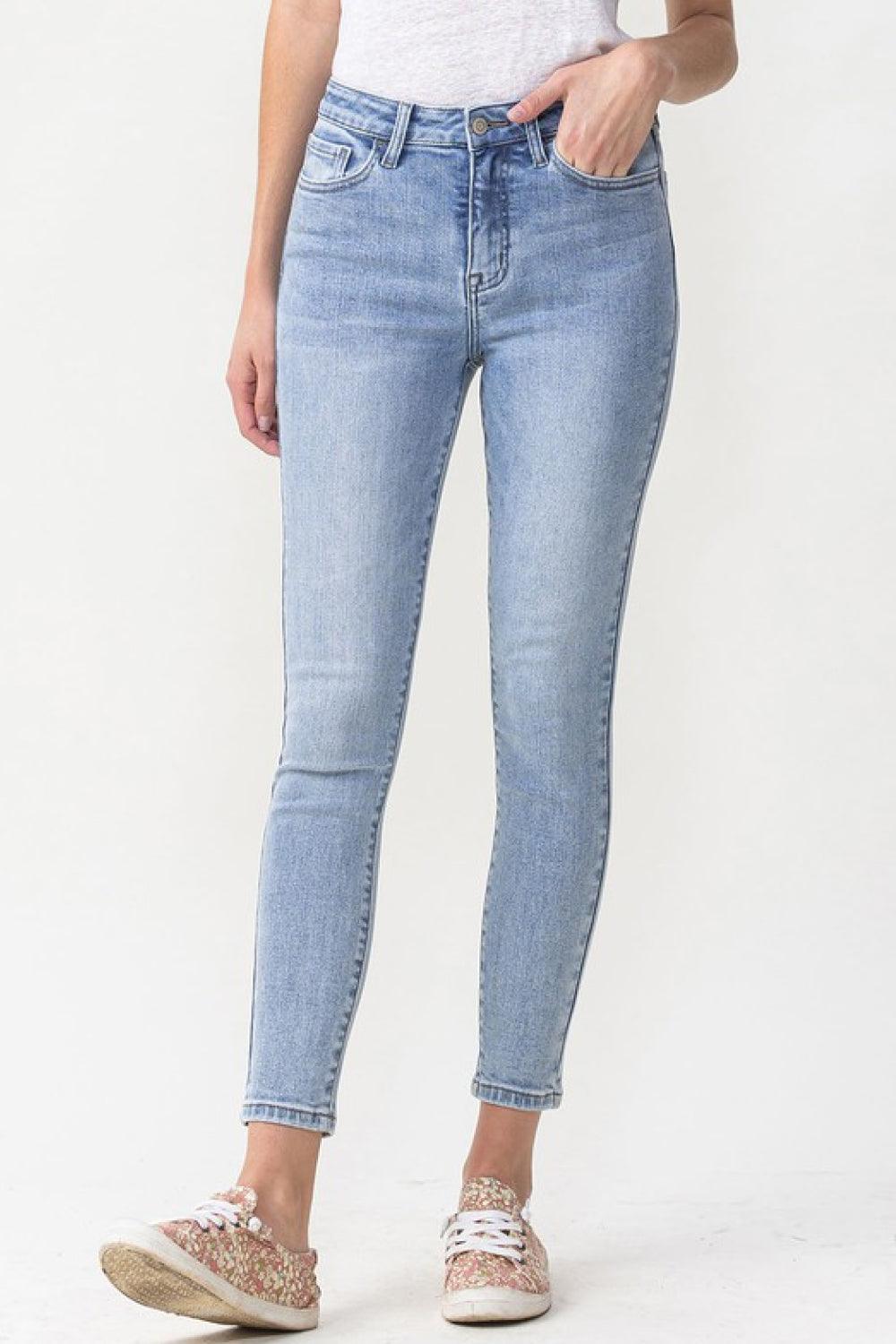 Lovervet Full Size Talia High Rise Crop Skinny Jeans Carauana Store