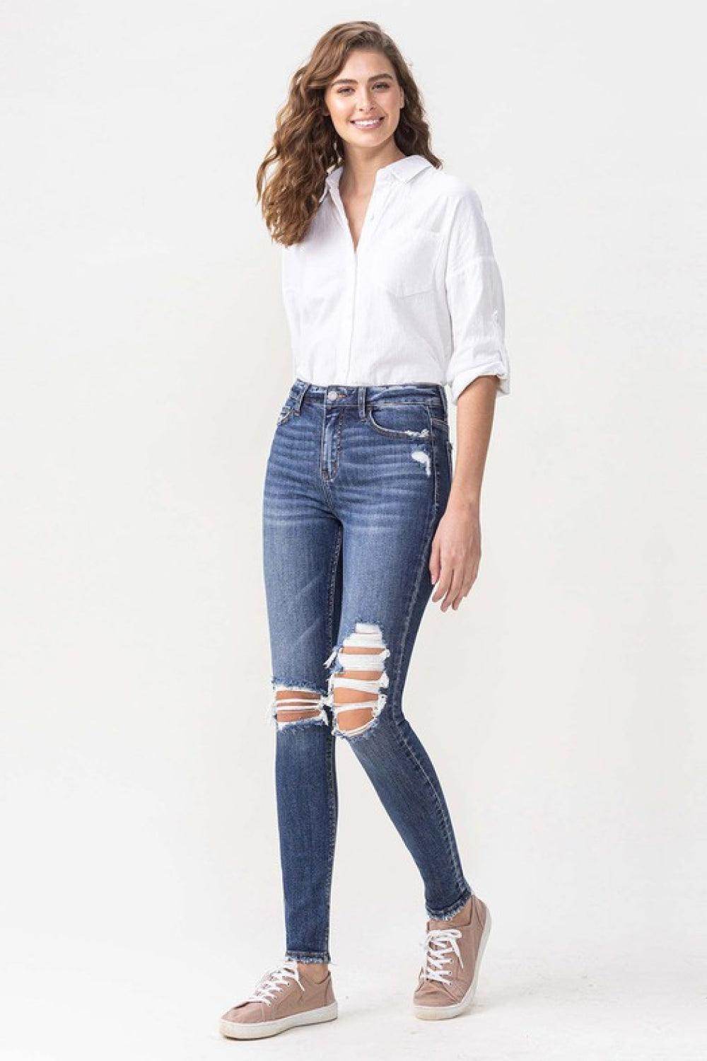 Lovervet Hayden Full Size High Rise Skinny Carauana Store