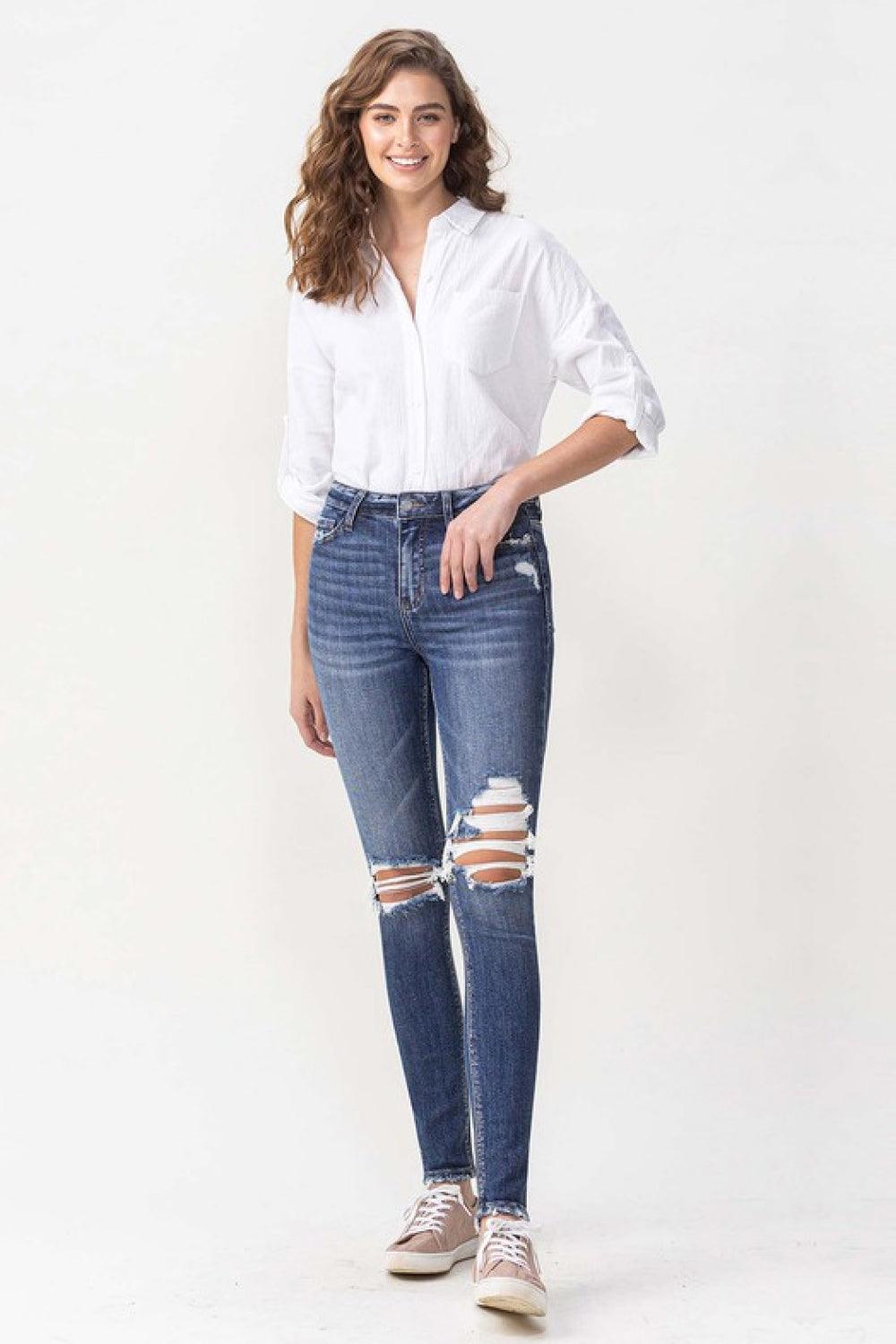 Lovervet Hayden Full Size High Rise Skinny Carauana Store