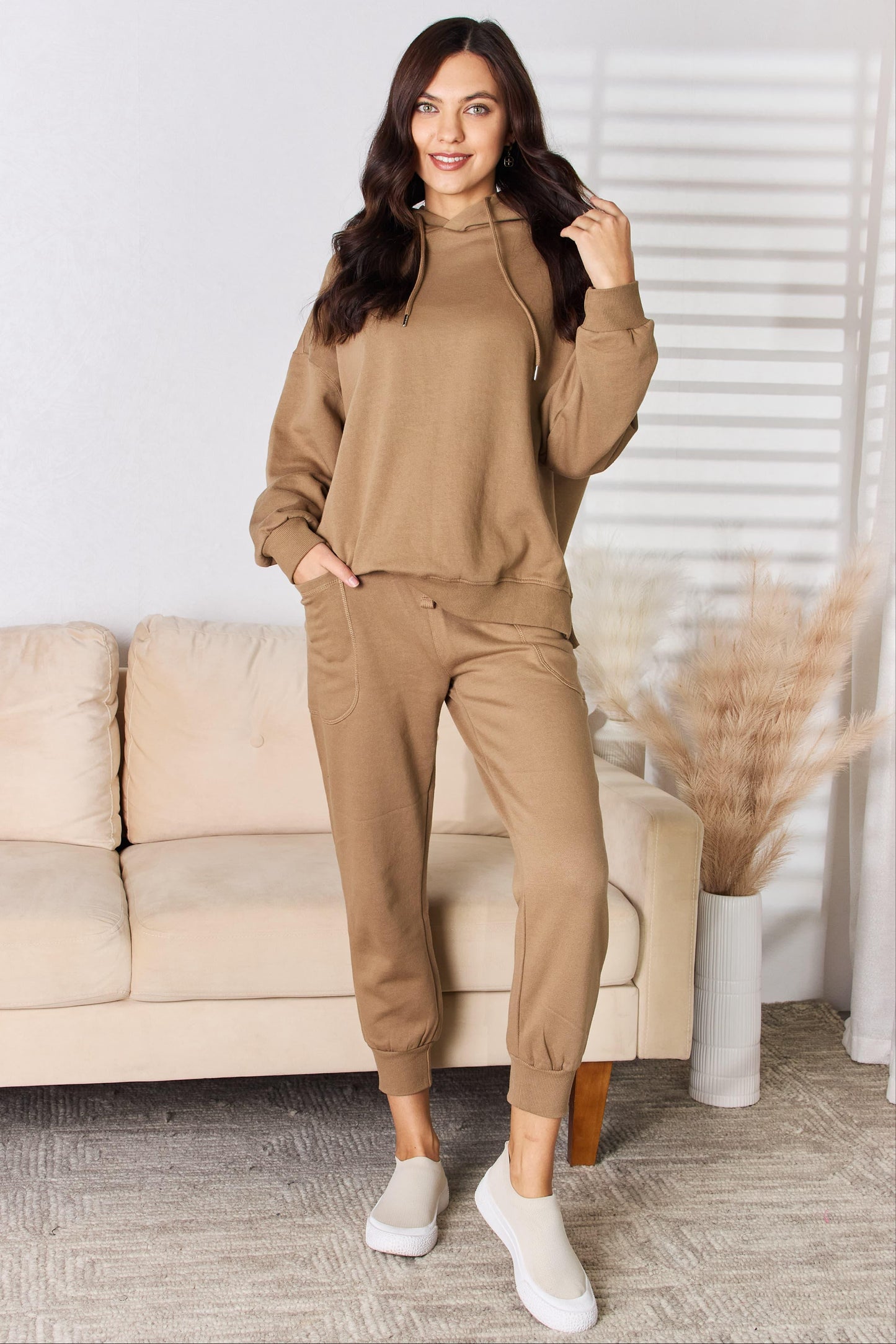 RISEN High Rise Relaxed Joggers Carauana Store