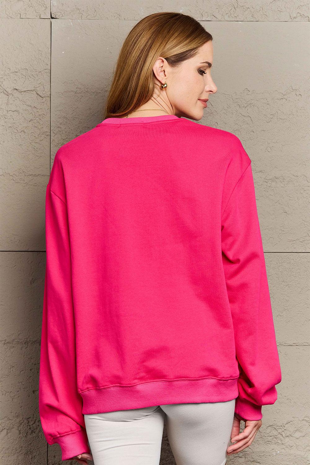 Simply Love Full Size CIAO!Round Neck Sweatshirt Carauana Store