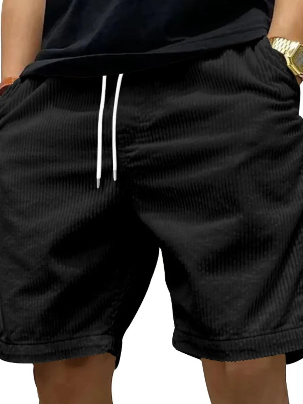 Men's Drawstring Shorts with Pockets