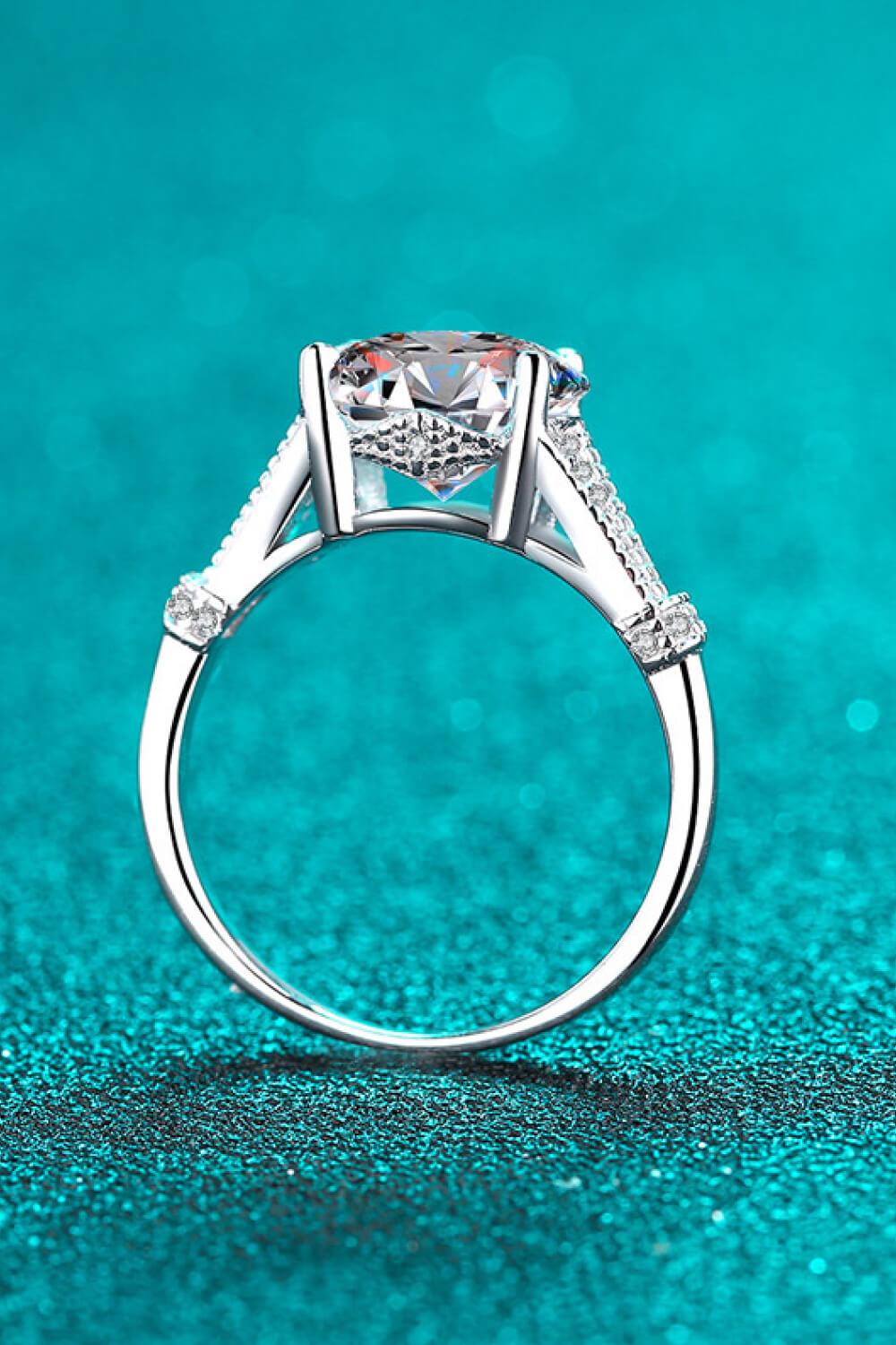 Unpredictable Day 3 Carat Moissanite Ring Carauana Store