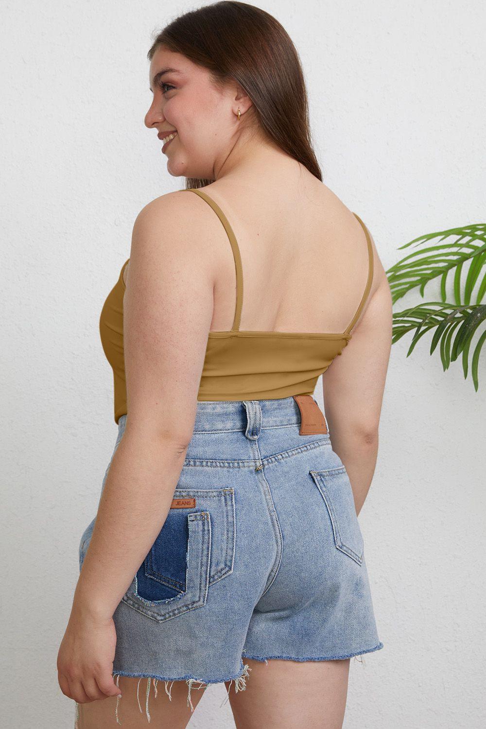 Basic Bae Full Size Round Neck Slim Cami Carauana Store