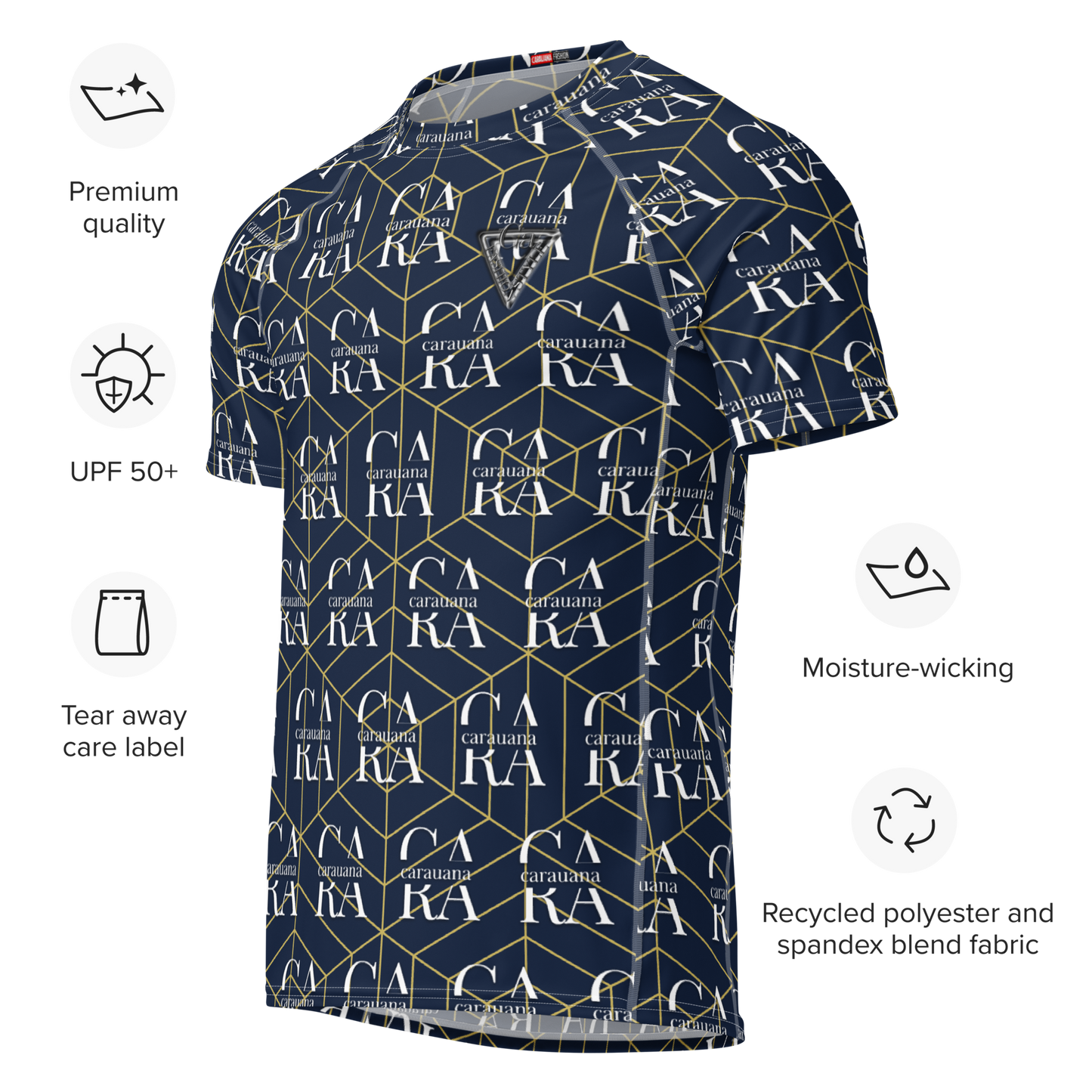 Original CaRaUaNa Rash Guard Brand Edition V106 Carauana Store