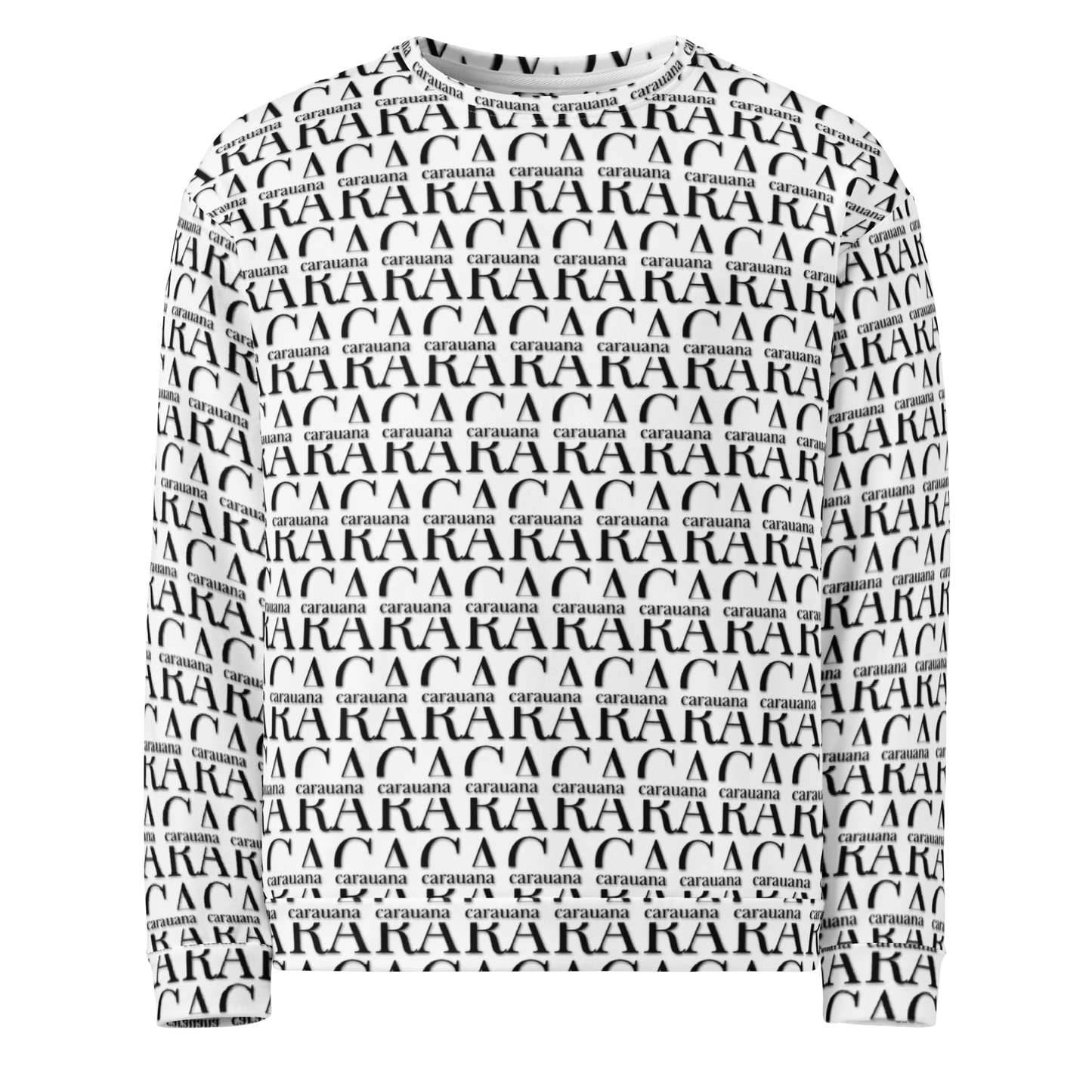 Premium Sweatshirt CaRaUaNa Unisex Black Logo Carauana Store