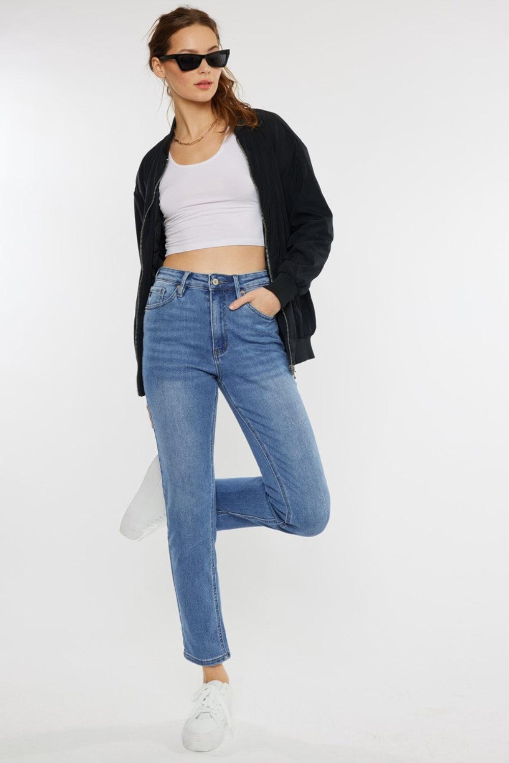 Kancan Full Size Cat's Whiskers High Waist Jeans Carauana Store