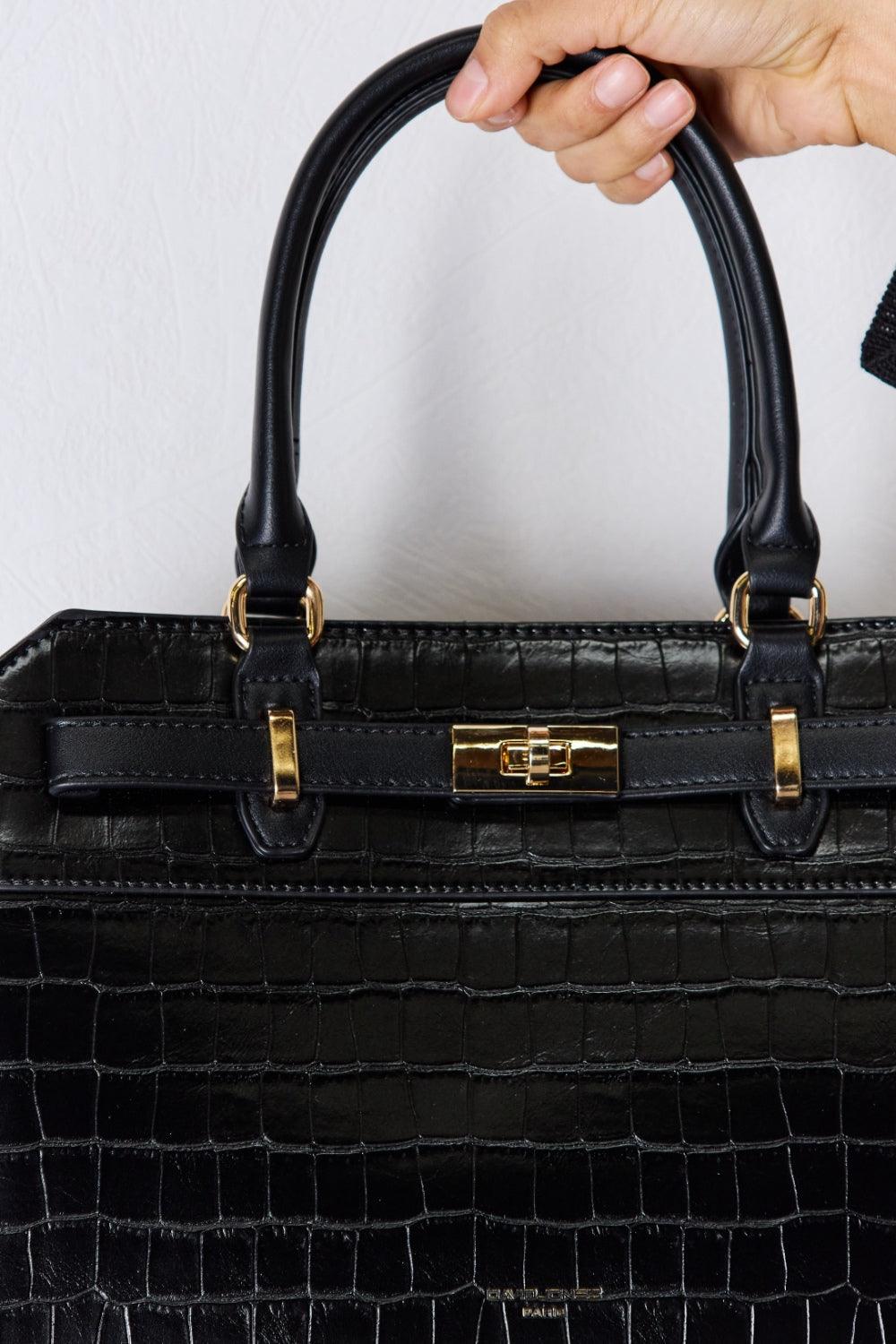 David Jones Texture PU Leather Handbag Carauana Store