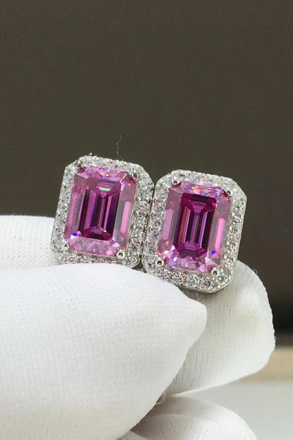 Shiny and Elegant 2 Carat Moissanite Stud Earrings Carauana Store