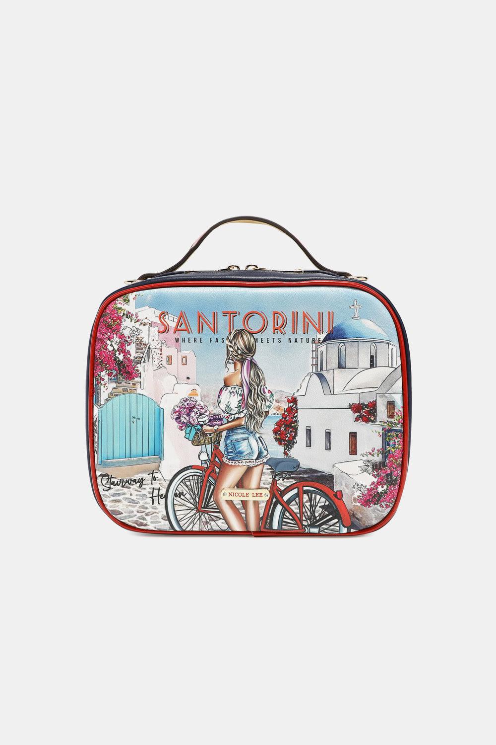 Nicole Lee USA Printed Handbag with Three Pouches Carauana Store