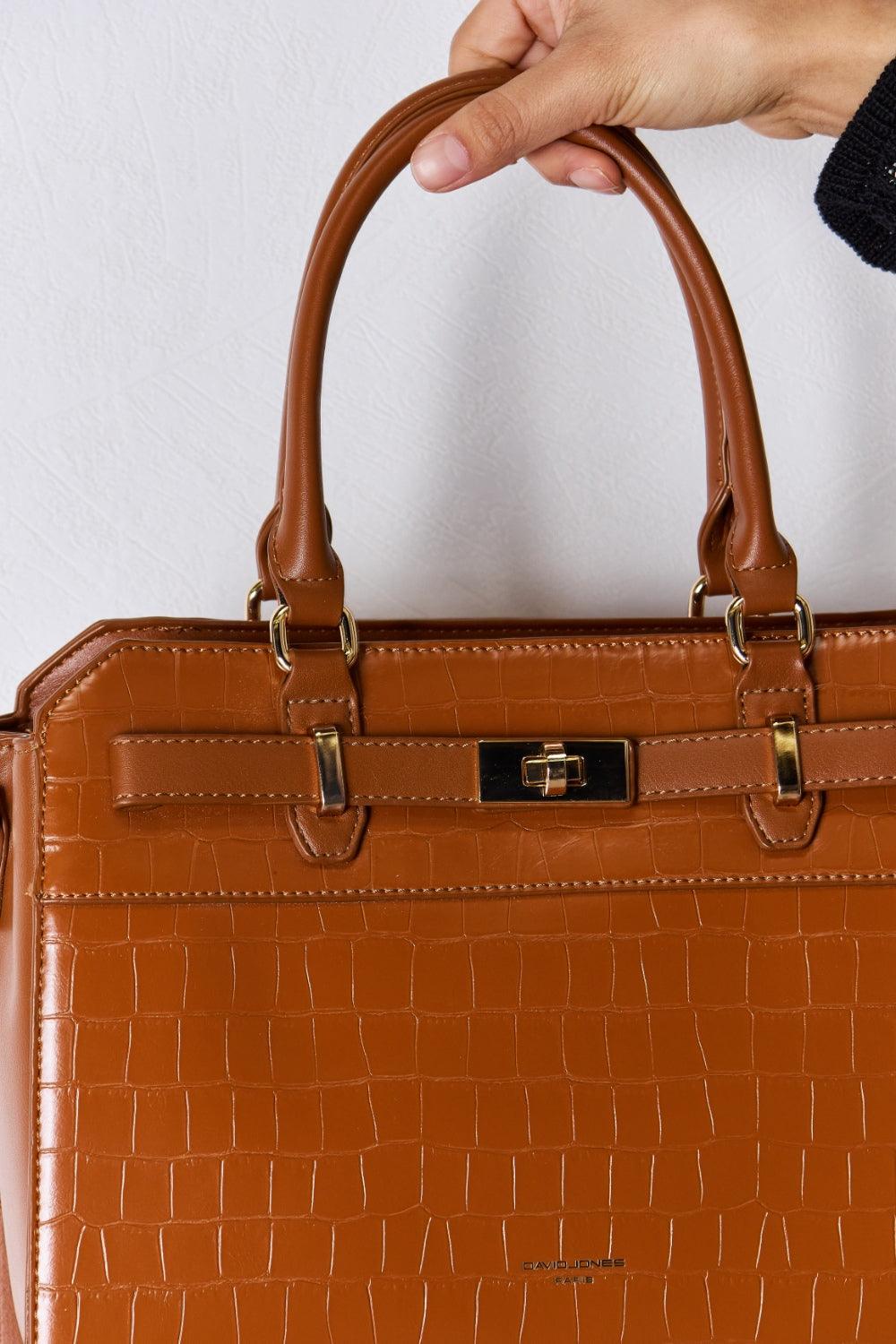 David Jones Texture PU Leather Handbag Carauana Store