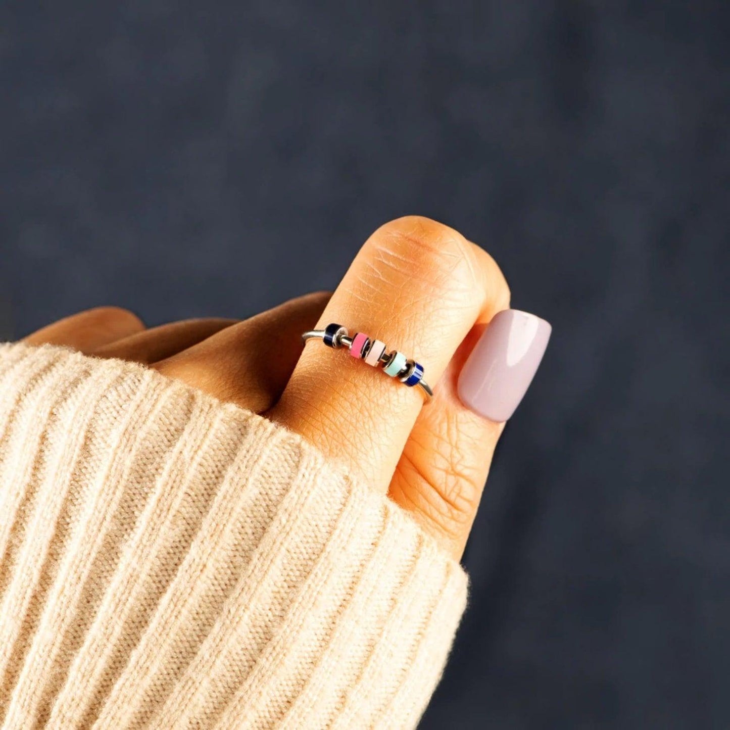 925 Sterling Silver Oil Drip Ring Carauana Store