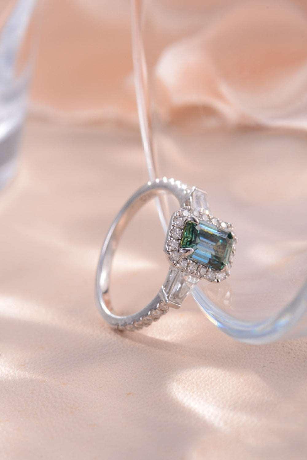 1 Carat Moissanite 925 Sterling Silver Ring Carauana Store