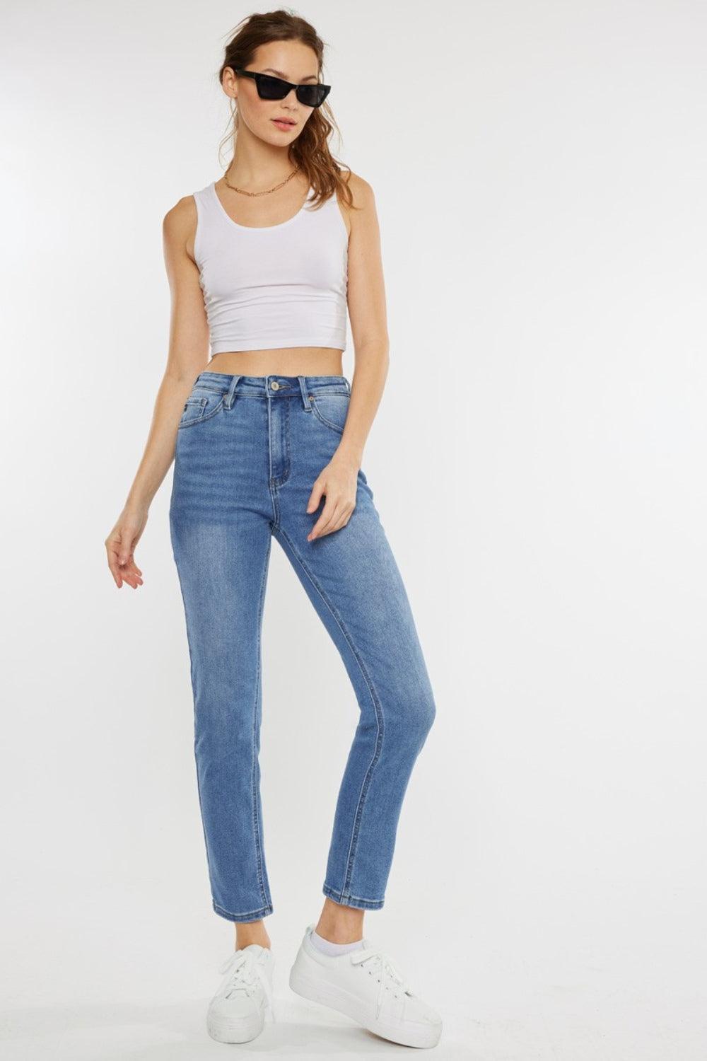 Kancan Full Size Cat's Whiskers High Waist Jeans Carauana Store
