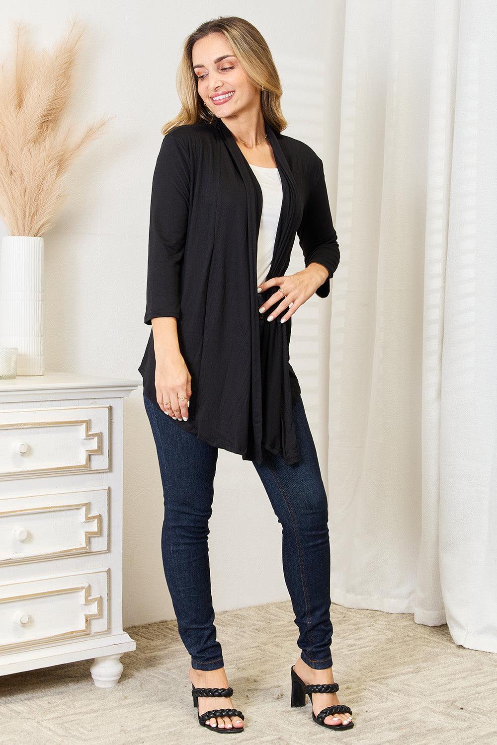 Culture Code Full Size Open Front Cardigan Carauana Store