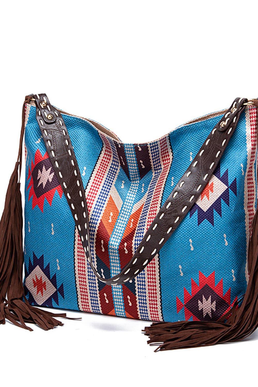 Geometric Canvas Tote Bag Carauana Store