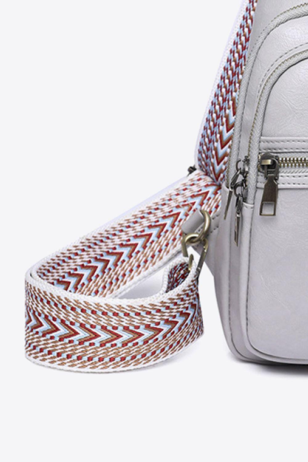 Adored It's Your Time PU Leather Sling Bag Carauana Store