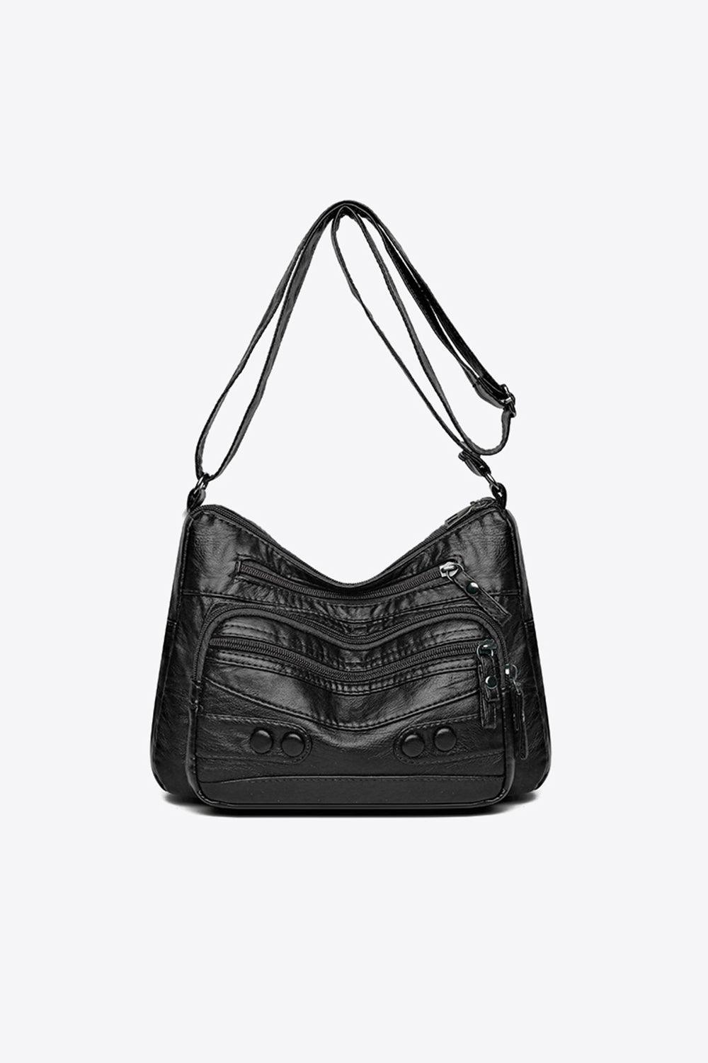 PU Leather Adjustable Strap Shoulder Bag Carauana Store