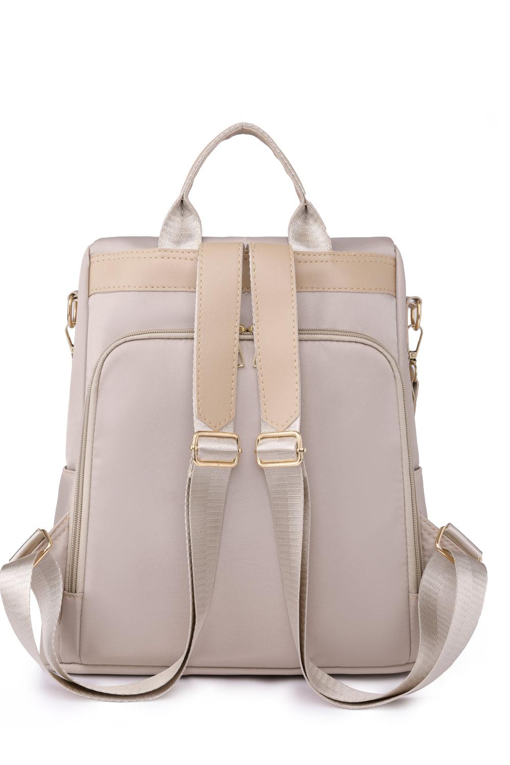 Zipper Pocket Beaded Backpack Carauana Store