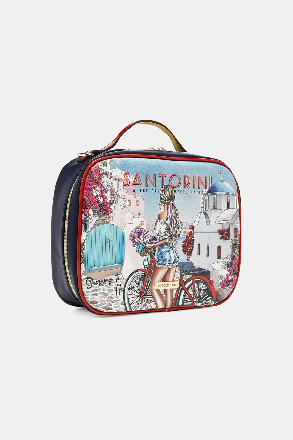 Nicole Lee USA Printed Handbag with Three Pouches Carauana Store