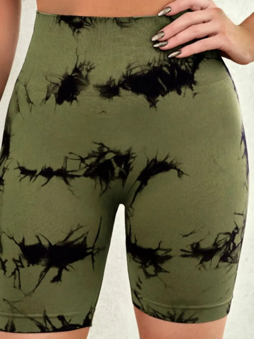Tie-Dye High Waist Active Shorts Carauana Store