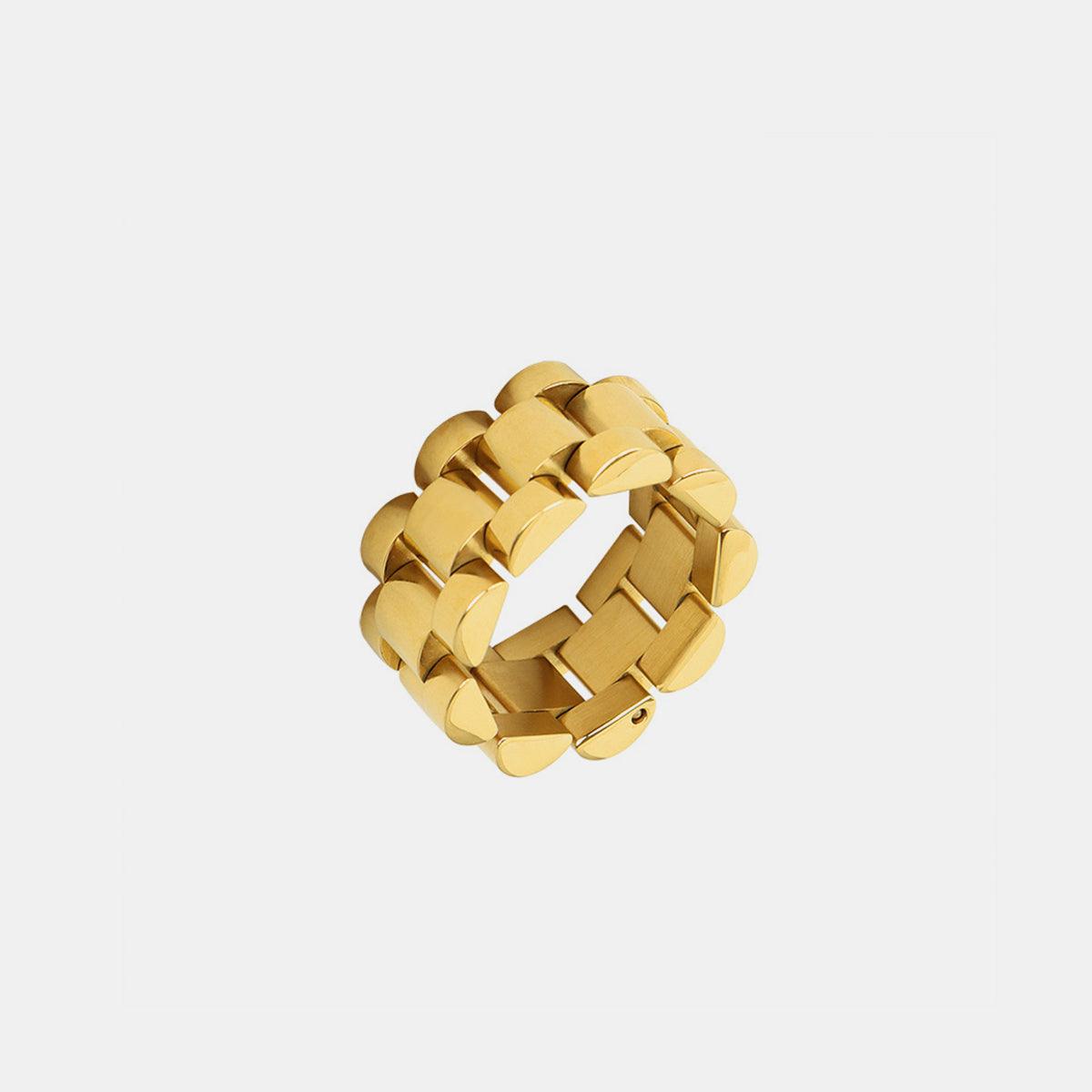 Plated Titanium Steel Ring Carauana Store