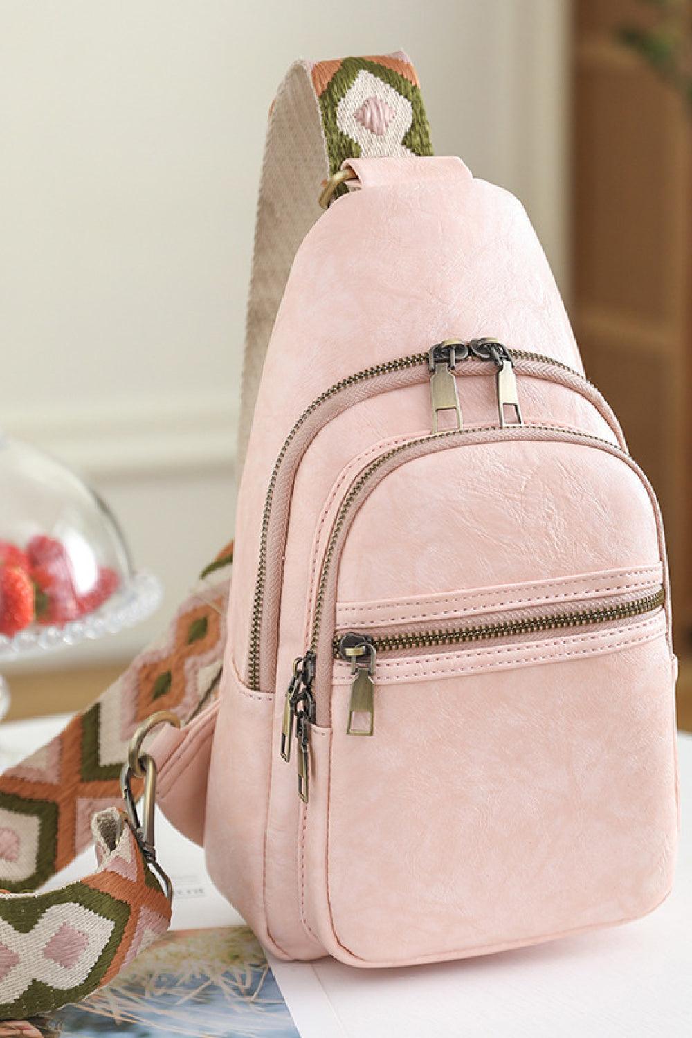 Adored It's Your Time PU Leather Sling Bag Carauana Store