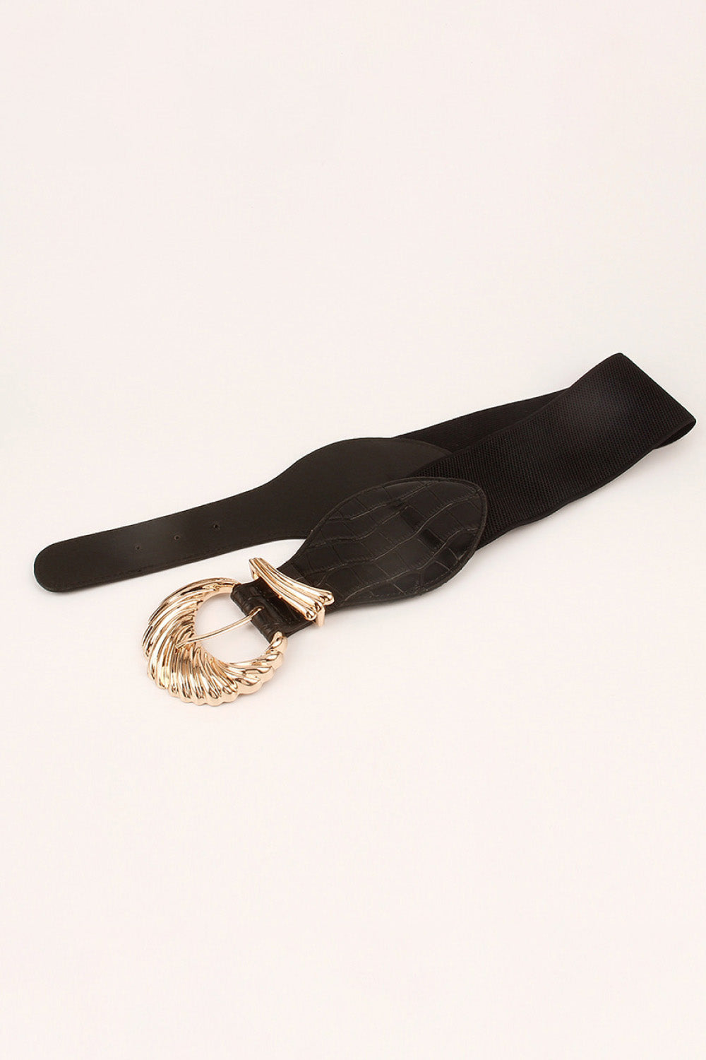 Shell Alloy Buckle Elastic Belt Carauana Store