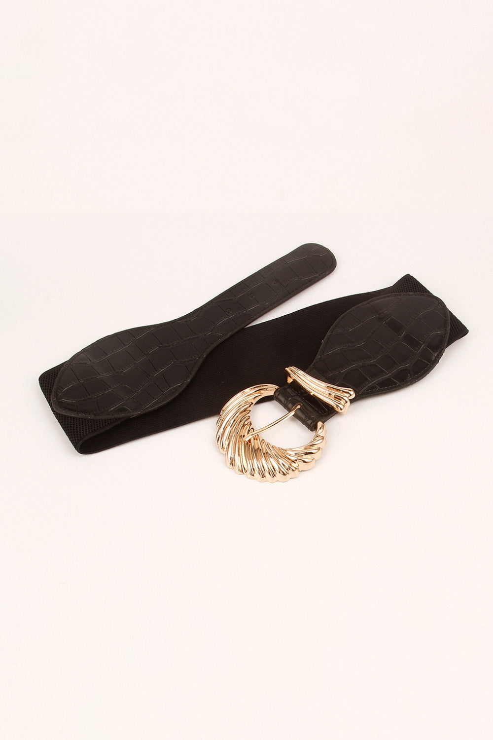 Shell Alloy Buckle Elastic Belt Carauana Store