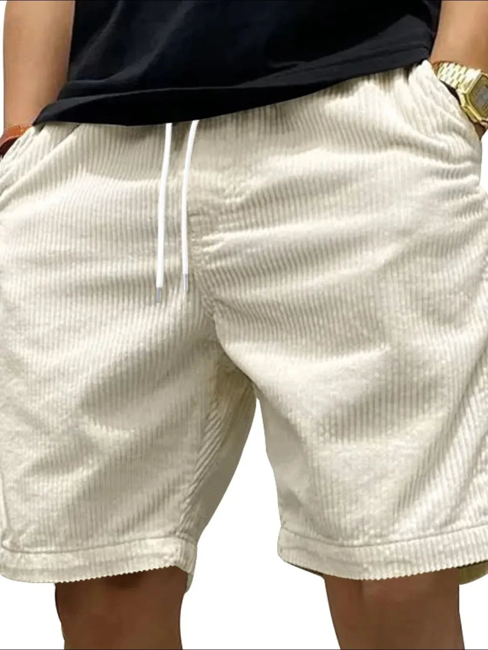 Men's Drawstring Shorts with Pockets