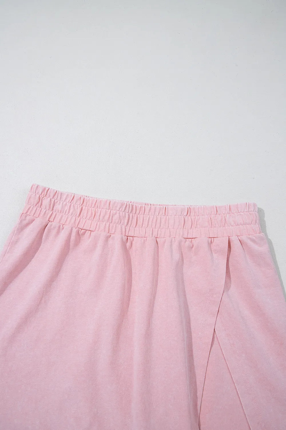 Mineral Wash Cotton Tank Top and Slit Skort Set Carauana Store
