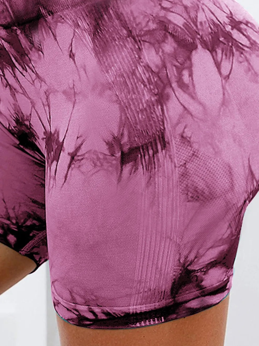 Tie-Dye High Waist Active Shorts Carauana Store