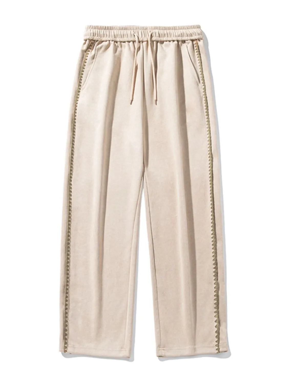 Men's Plus Size Drawstring Wide Leg Pants Carauana Store