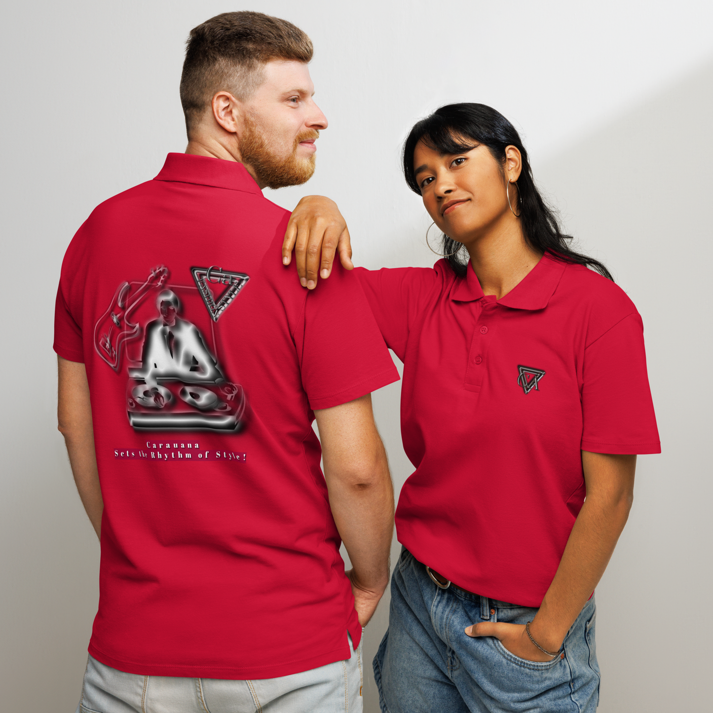 Premium polo shirt Carauana Rhythm of Style Carauana Store