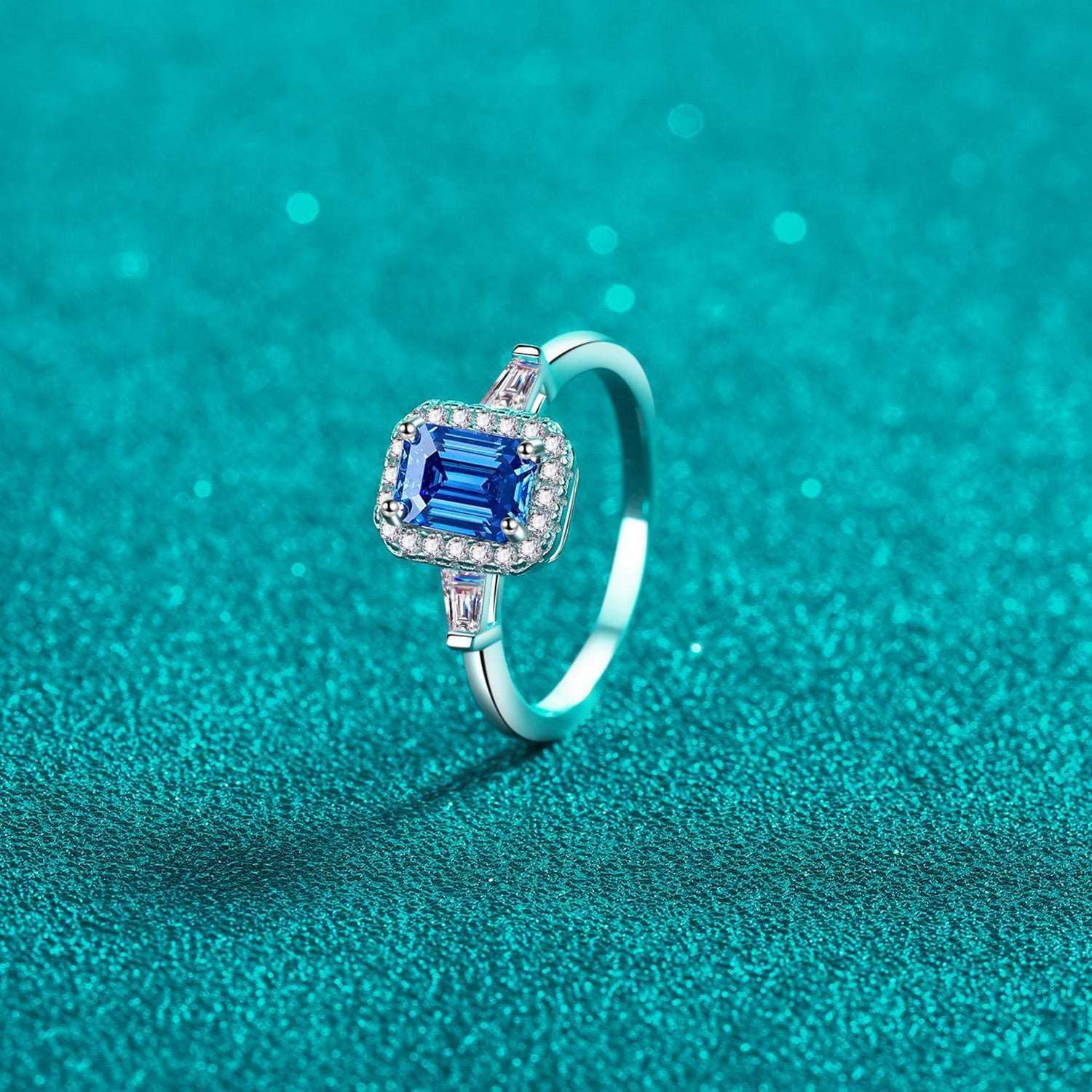 1 Carat Moissanite 925 Sterling Silver Ring Carauana Store