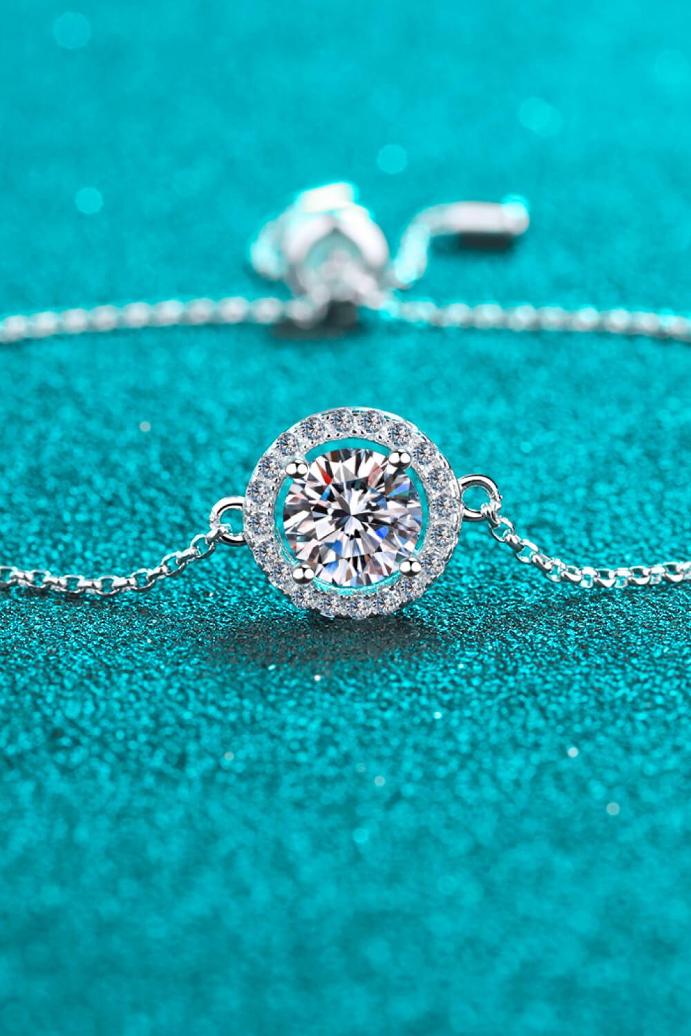 Adored All For Fun 1 Carat Moissanite Bracelet Carauana Store
