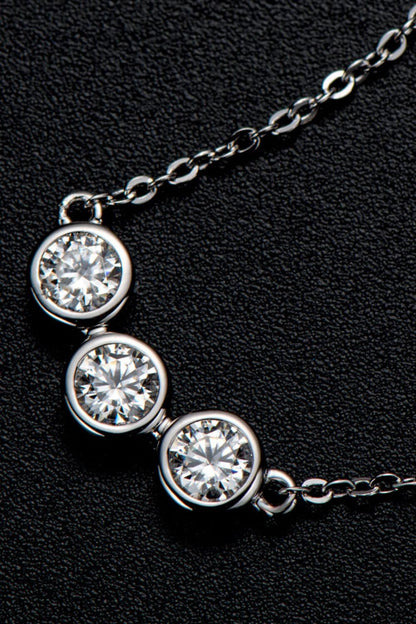 Find Your Center Moissanite Necklace Carauana Store