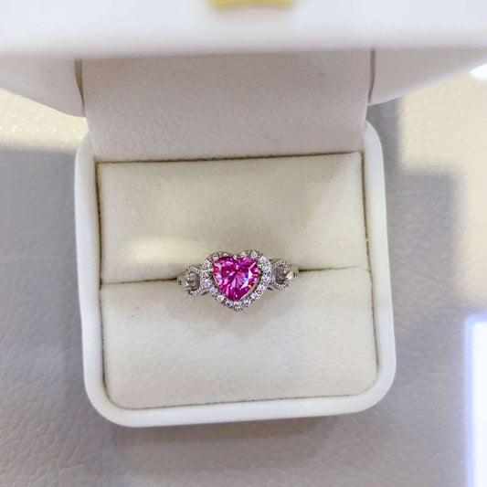 1 Carat Moissanite 925 Sterling Silver Ring Carauana Store