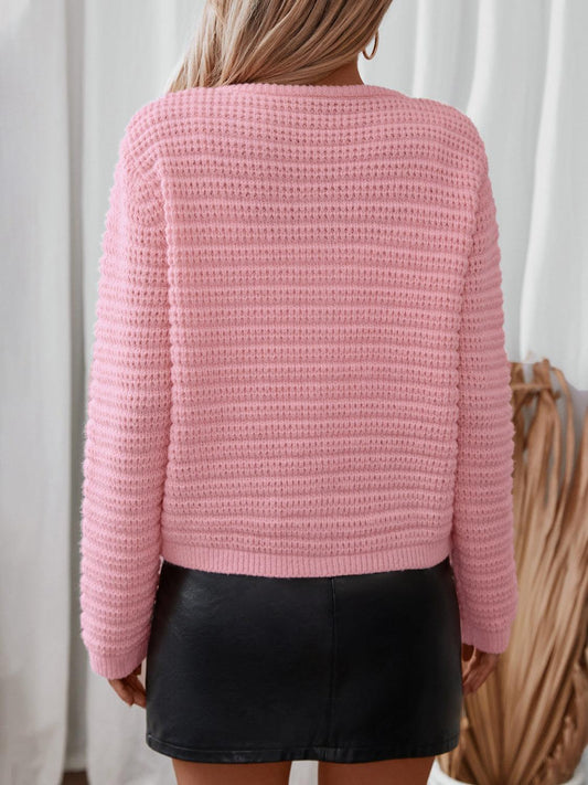 BUtton Up Long Sleeve Cardigan Carauana Store