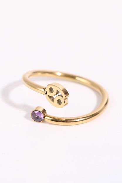 Constellation Stainless Steel Bypass Ring Carauana Store
