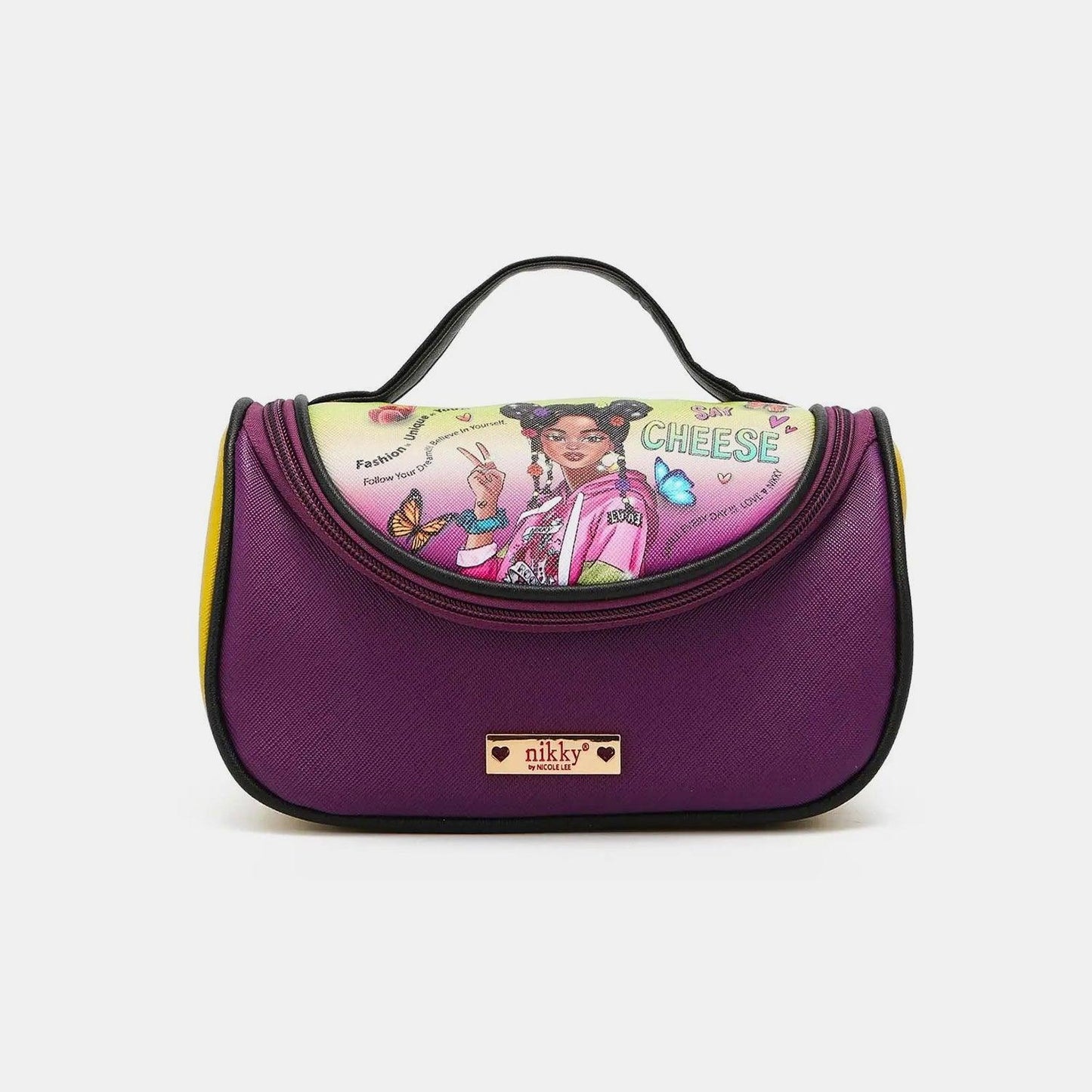 Nicole Lee USA Nikky Contrast Makeup Bag Carauana Store