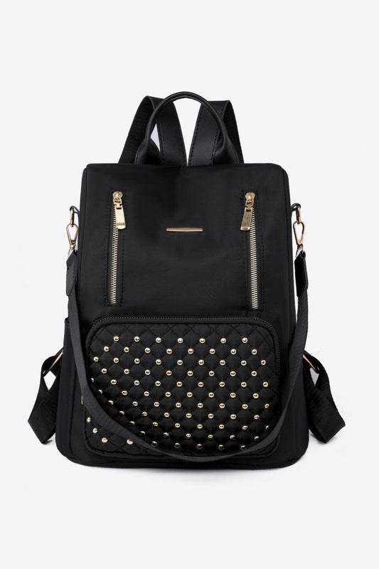Zipper Pocket Beaded Backpack Carauana Store