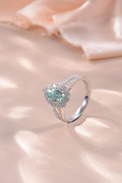 1 Carat Moissanite 925 Sterling Silver Ring Carauana Store