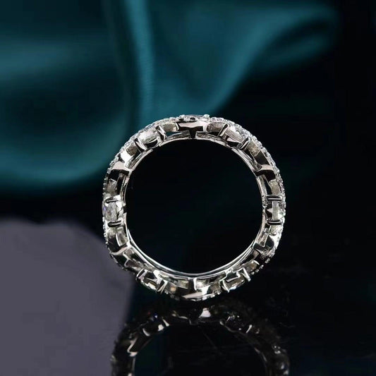 Moissanite 925 Sterling Silver Ring Carauana Store