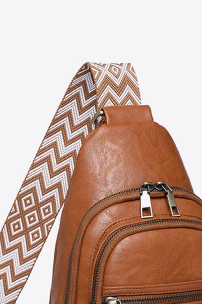 Adored It's Your Time PU Leather Sling Bag Carauana Store