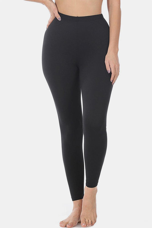 Zenana Premium Microfiber High Waist Leggings Carauana Store